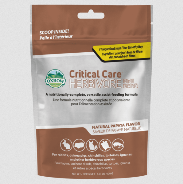 Oxbow Critical Care Herbivore Fine Grind Papaya